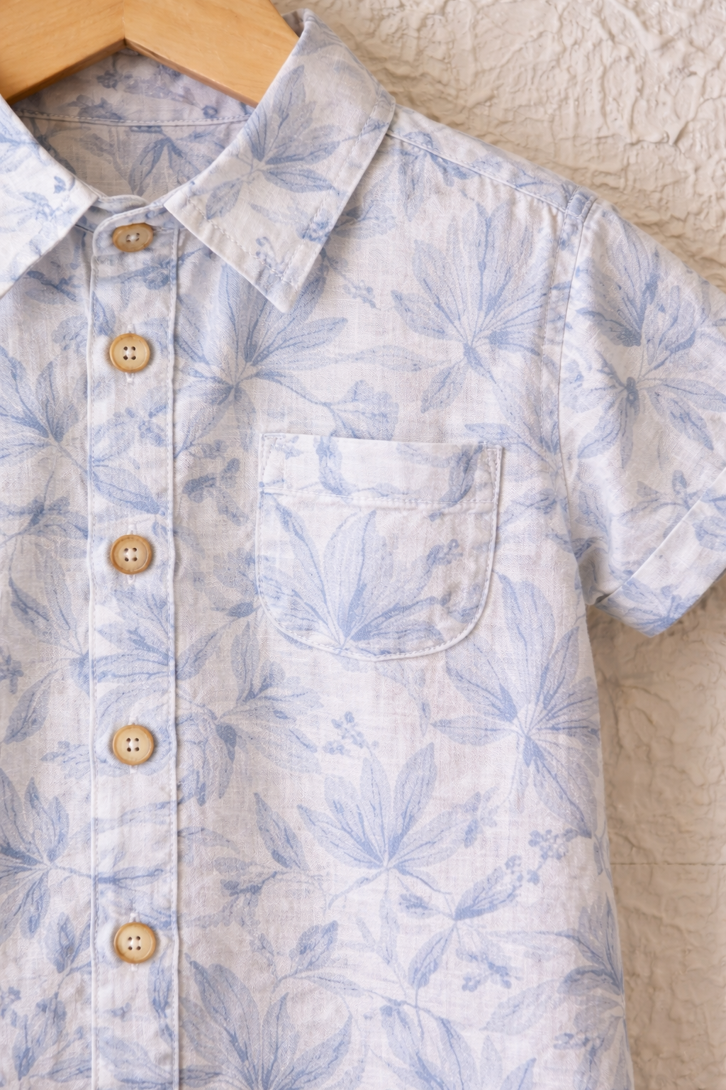 Blue Meadow Button-Up