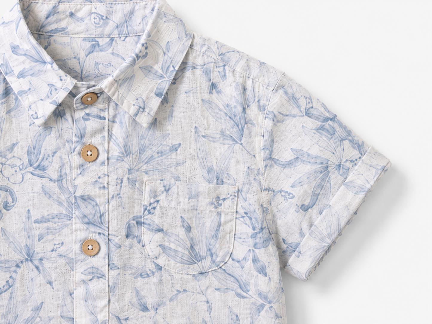 Blue Meadow Button-Up