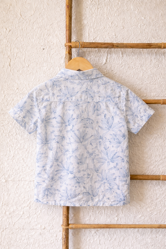 Blue Meadow Button-Up