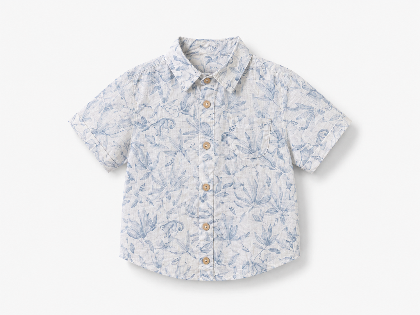 Blue Meadow Button-Up