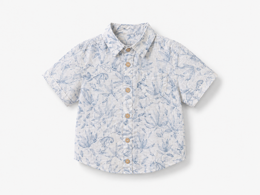 Blue Meadow Button-Up