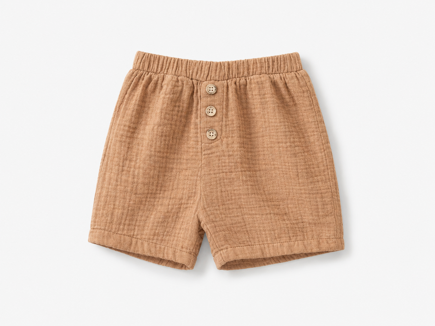 Neutral Muslin Shorts