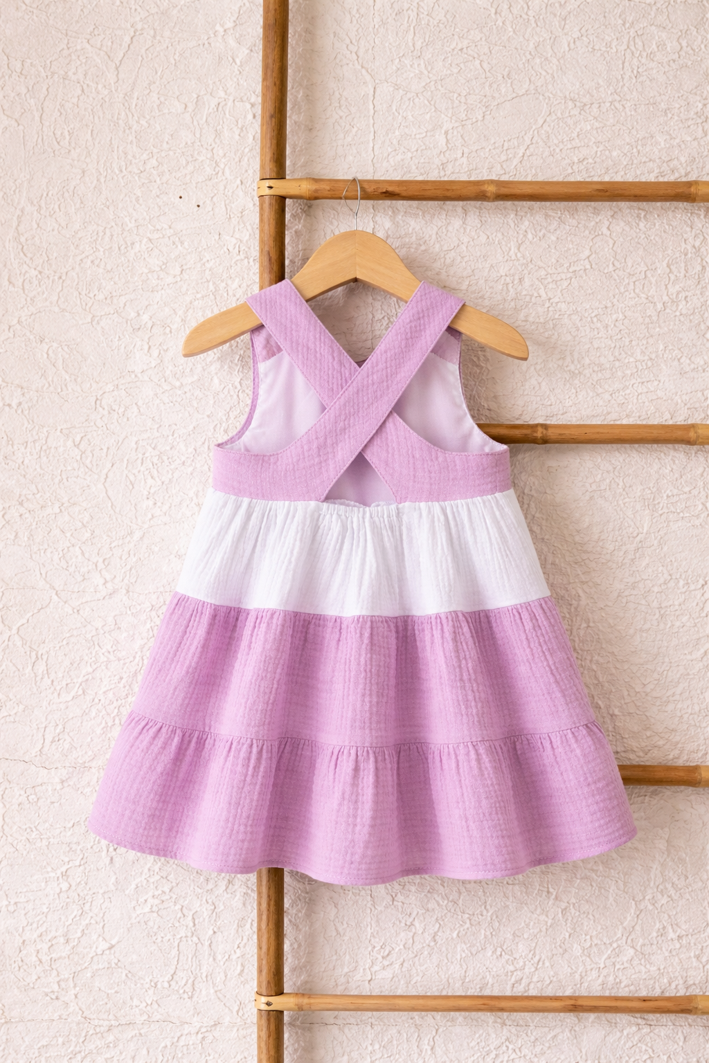 Lavender Tiered Dress