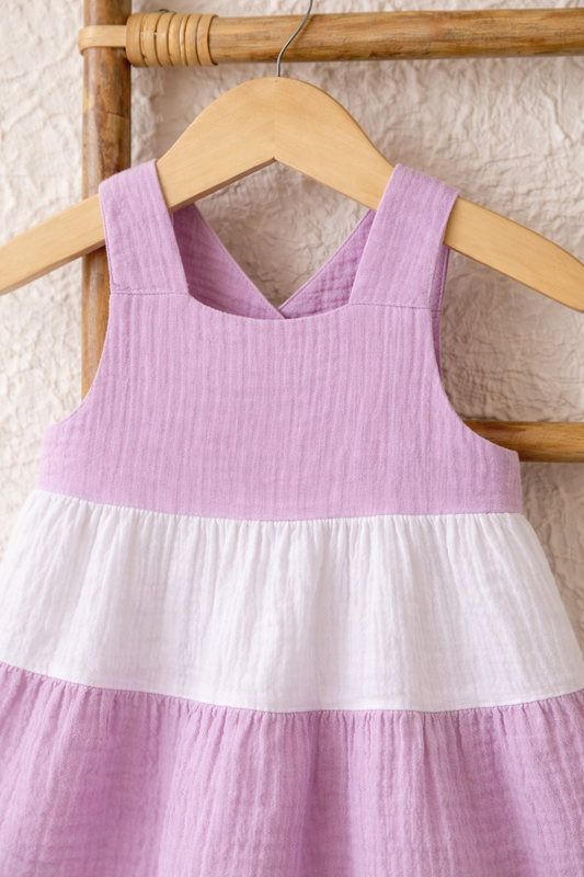 Lavender Tiered Dress