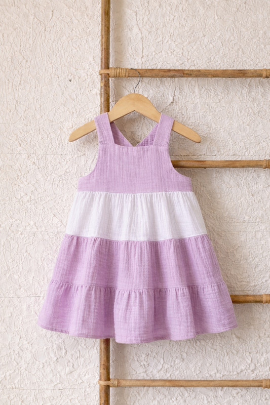 Lavender Tiered Dress